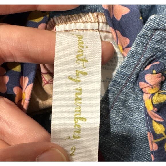 Matilda Jane Paint By Numbers Dress Girls Size 2 Bird Floral Print Teapot Artsy - Picture 7 of 8